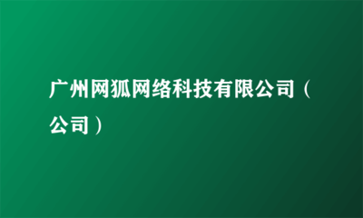 广州网狐网络科技 专业信息系统集成服务引领企业数字化转型
